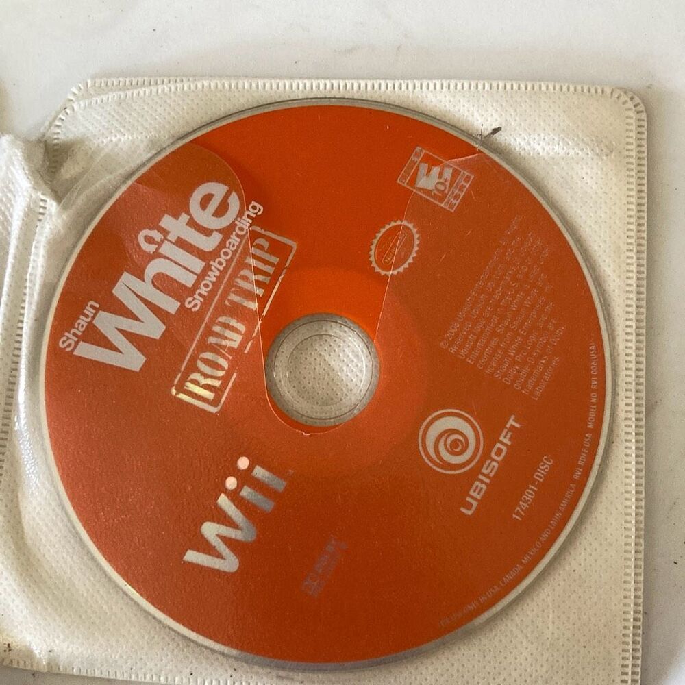Shaun White Snowboarding Road Trip Nintendo Wii Game Disc Only Tested